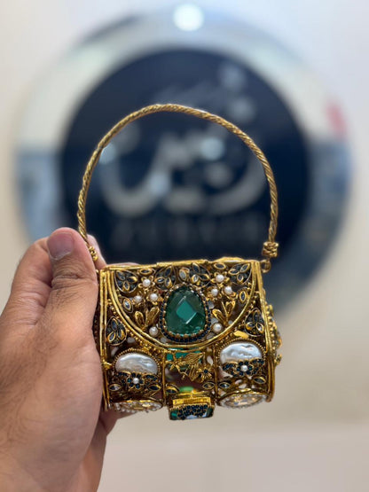 Stylish Turkish_Kundan Designer Clutch_New Design 4