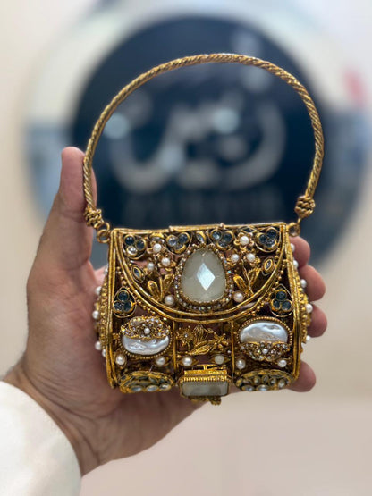 Stylish Turkish_Kundan Designer Clutch_New Design 6