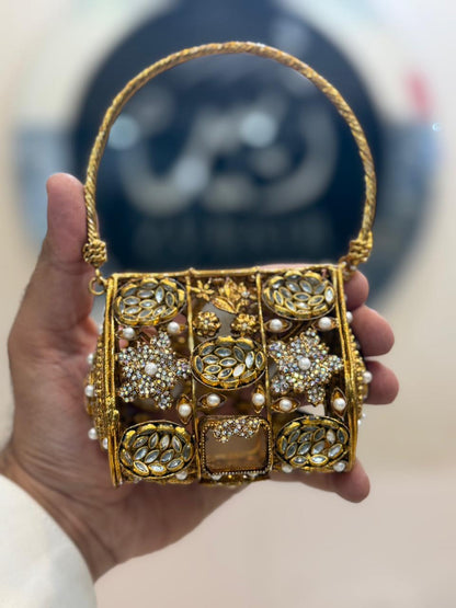 Stylish Turkish_Kundan Designer Clutch_New Design 6