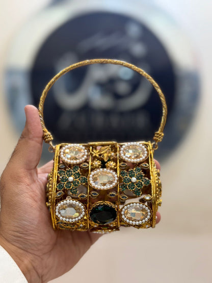 Stylish Turkish_Kundan Designer Clutch_New Design 12