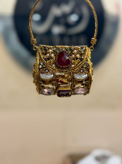 Stylish Turkish_Kundan Designer Clutch_New Design 14