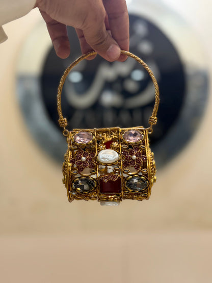 Stylish Turkish_Kundan Designer Clutch_New Design 14