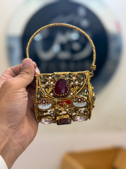 Stylish Turkish_Kundan Designer Clutch_New Design 19