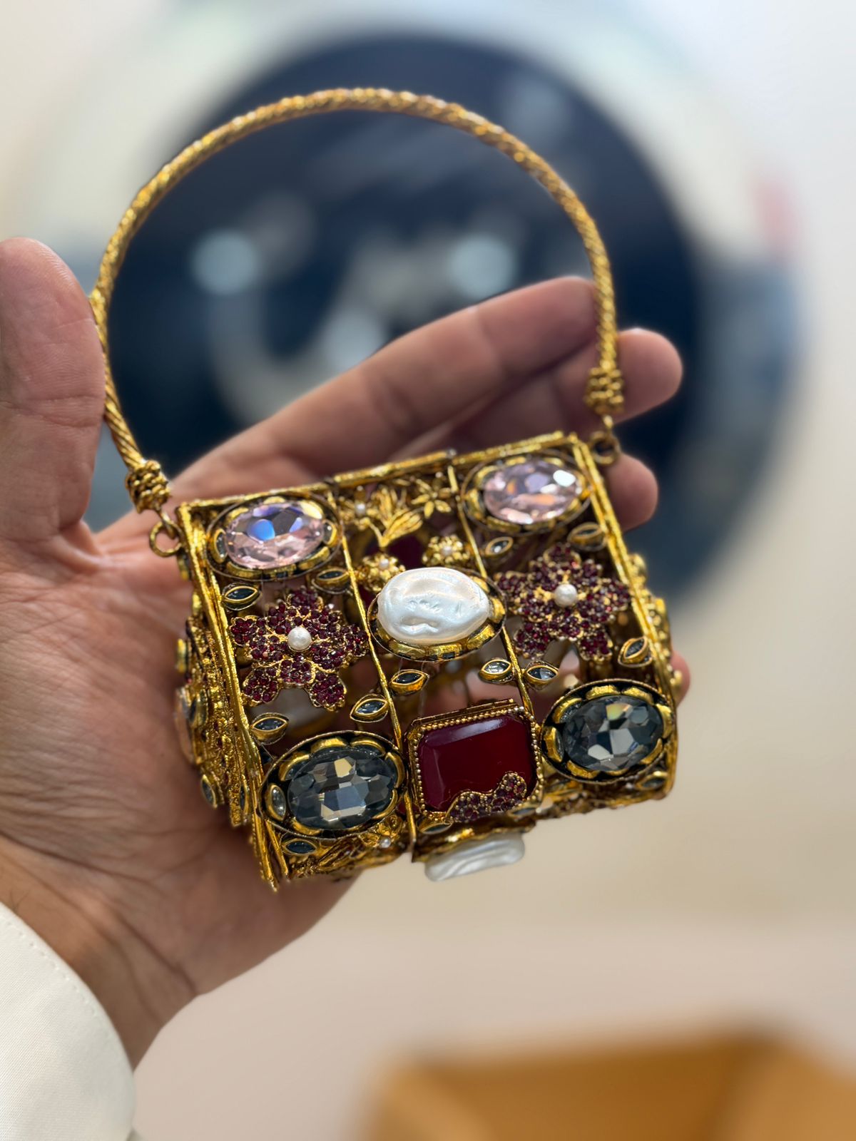 Stylish Turkish_Kundan Designer Clutch_New Design 19