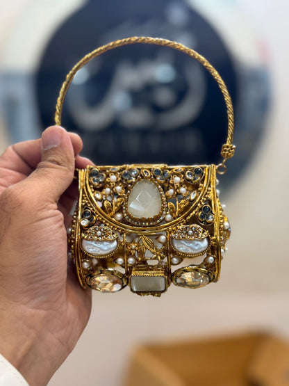Stylish Turkish_Kundan Designer Clutch_New Design 22