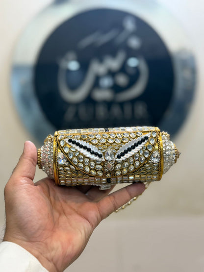 Stylish Turkish_Kundan Designer Clutch_New Design 1