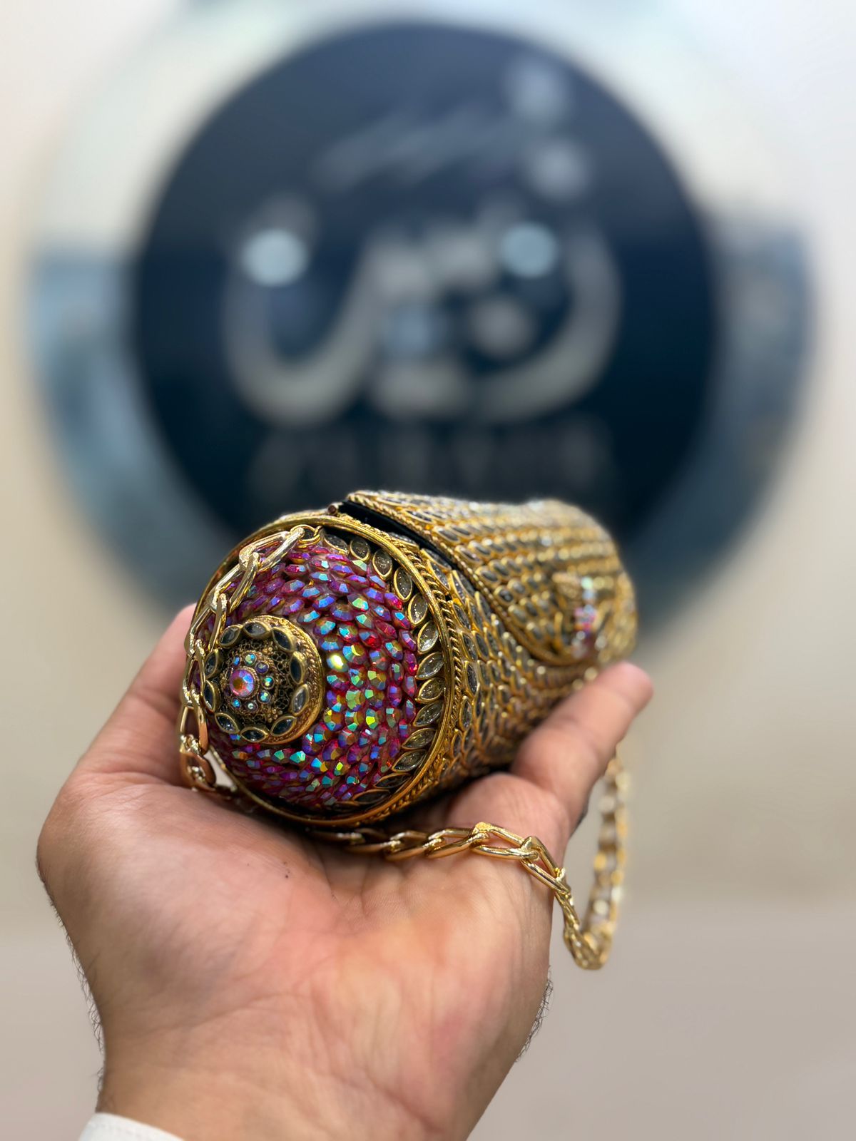 Stylish Turkish_Kundan Designer Clutch_New Design 2