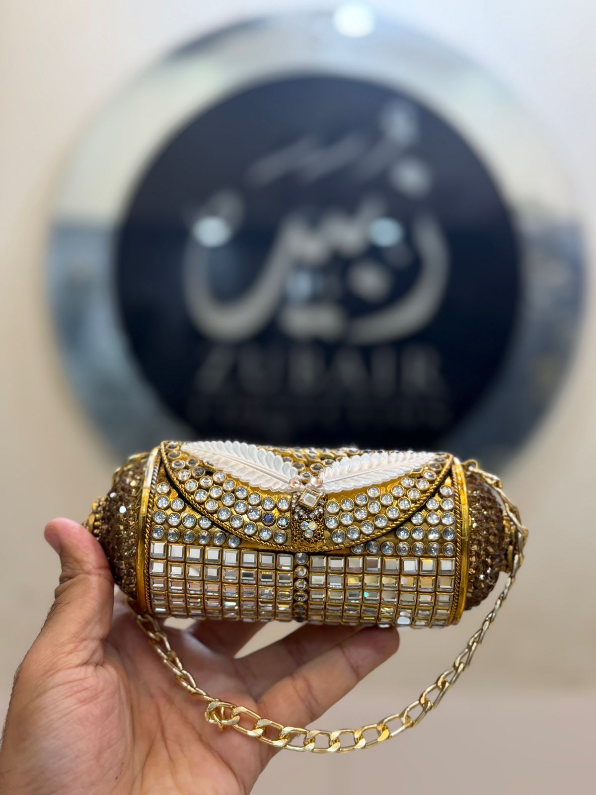 Stylish Turkish_Kundan Designer Clutch_New Design 14