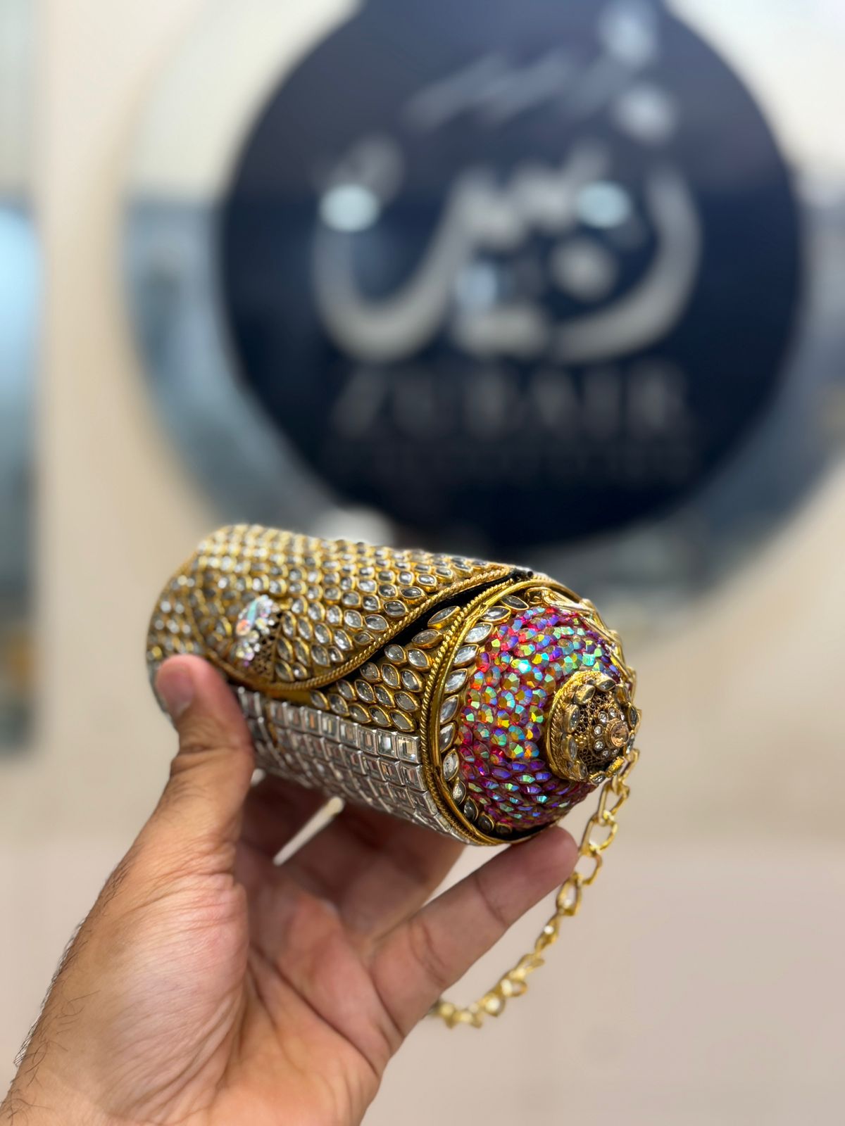Stylish Turkish_Kundan Designer Clutch_New Design 26