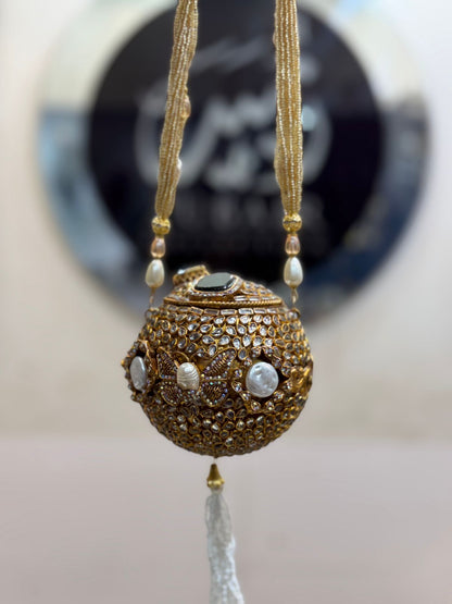 Stylish Designer Turkish_Kundan Dholki_New Design 3