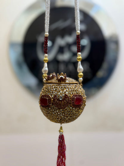 Stylish Designer Turkish_Kundan Dholki_New Design 4