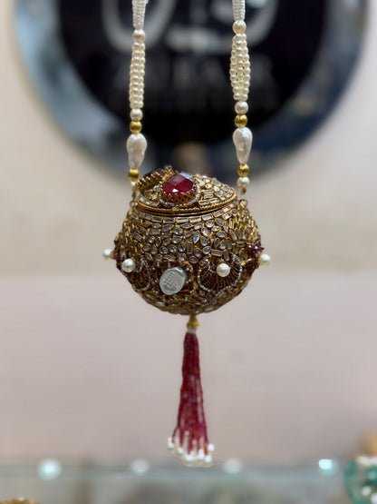 Stylish Designer Turkish_Kundan Dholki_New Design 9