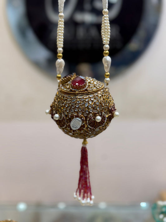 Stylish Designer Turkish_Kundan Dholki_New Design 9