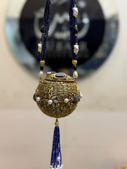 Stylish Designer Turkish_Kundan Dholki_New Design 10