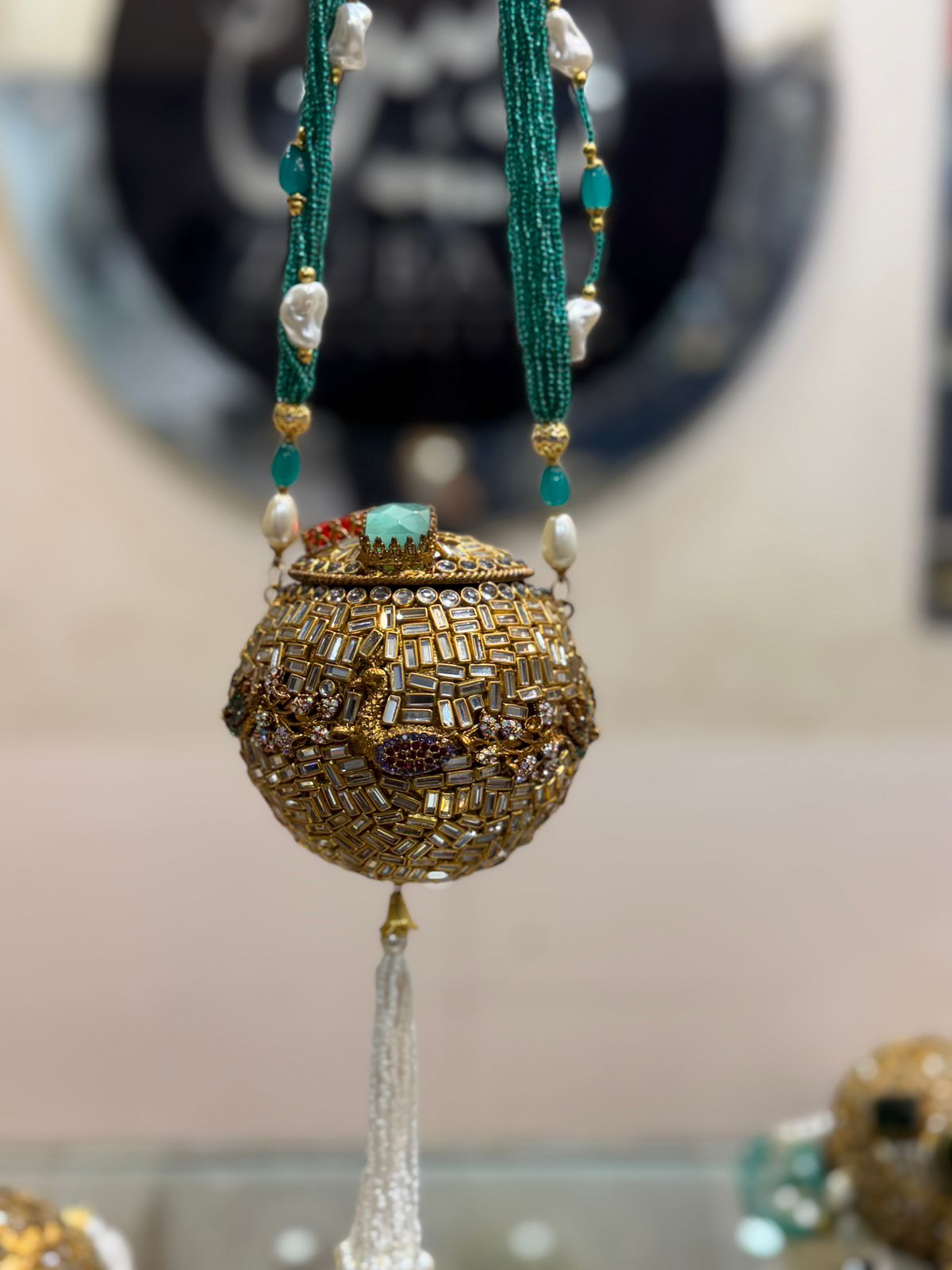 Stylish Designer Turkish_Kundan Dholki_New Design 12
