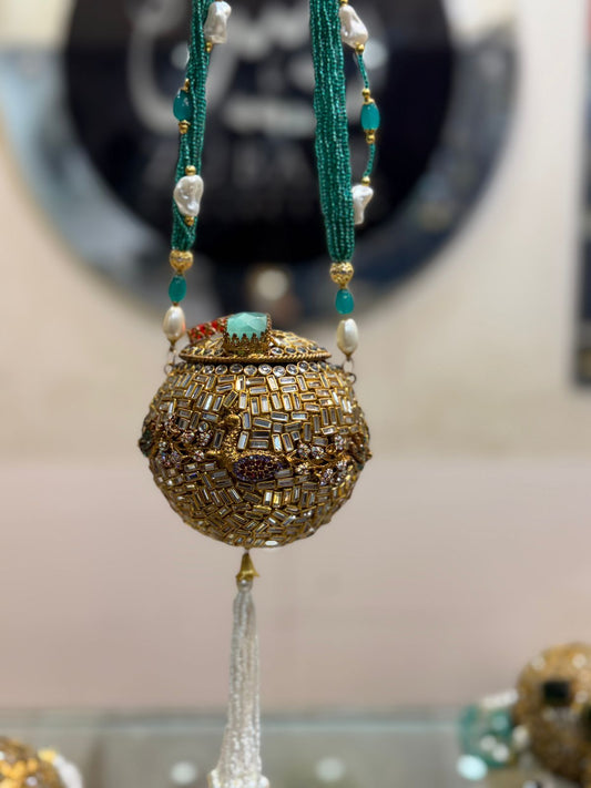Stylish Designer Turkish_Kundan Dholki_New Design 12