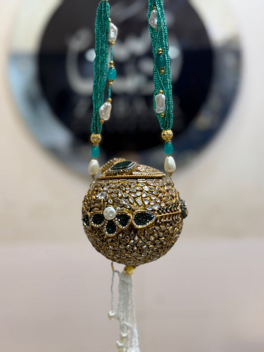 Stylish Designer Turkish_Kundan Dholki_New Design 13