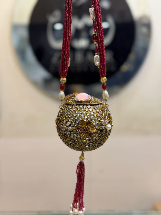 Stylish Designer Turkish_Kundan Dholki_New Design 17