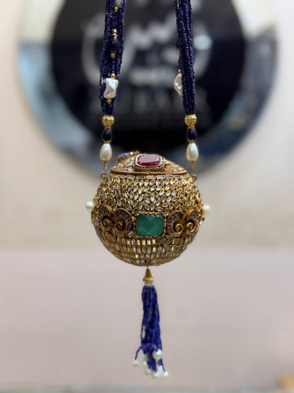 Stylish Designer Turkish_Kundan Dholki_New Design 19