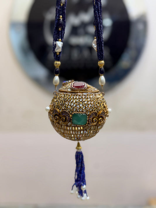Stylish Designer Turkish_Kundan Dholki_New Design 19