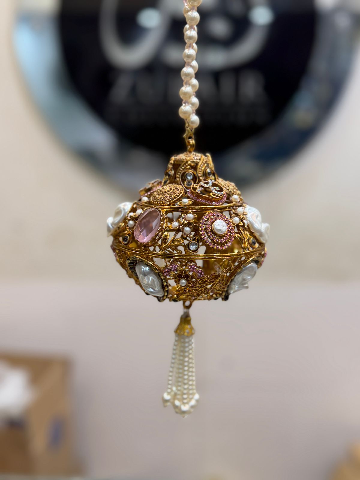 Stylish Designer Turkish_Kundan Dholki_New Design 24