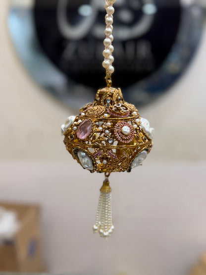 Stylish Designer Turkish_Kundan Dholki_New Design 24