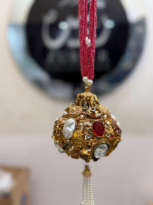 Stylish Designer Turkish_Kundan Dholki_New Design 25