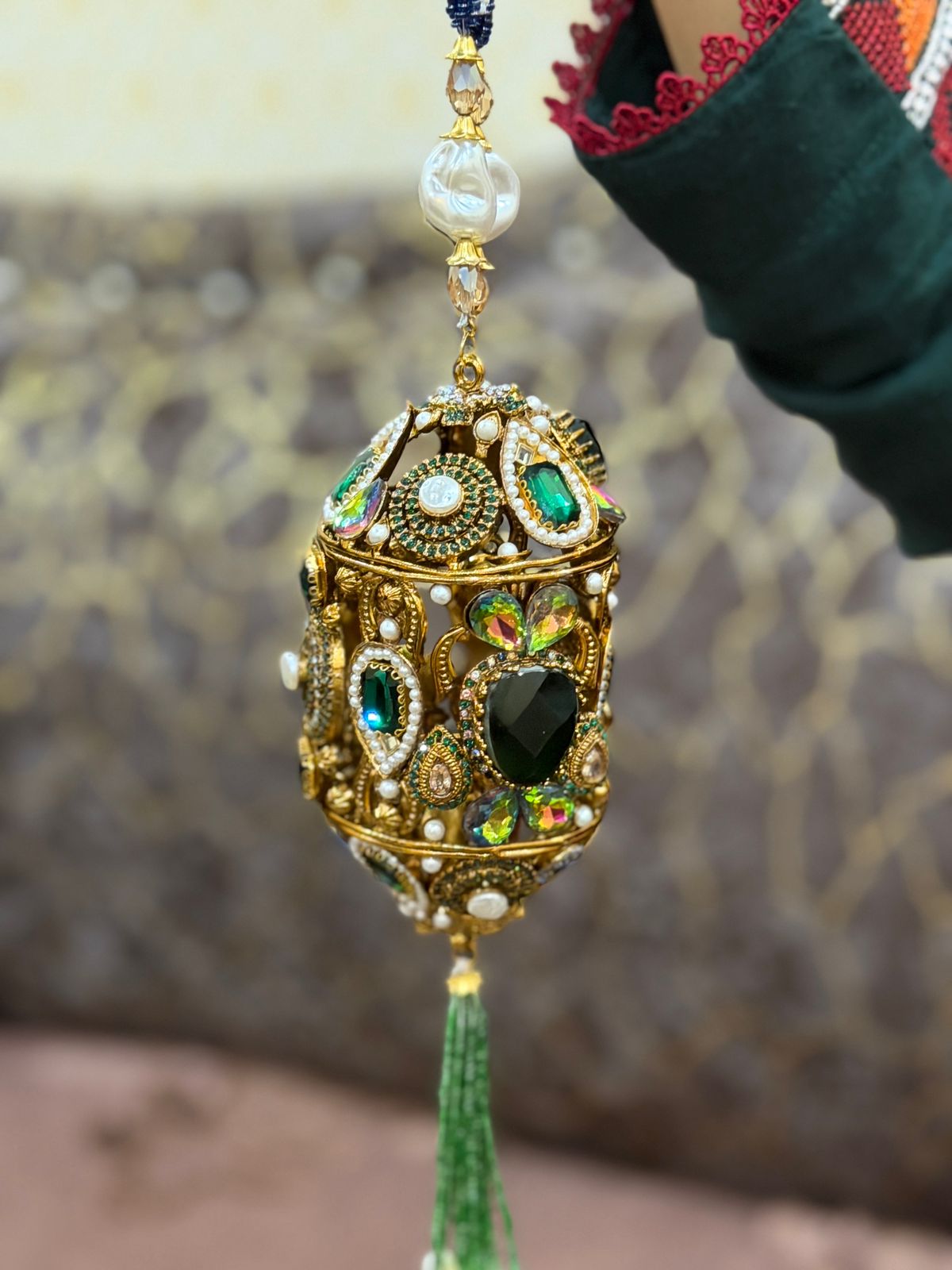 Stylish Turkish Kundan Dholki Clutch_New Arrival_Design 5