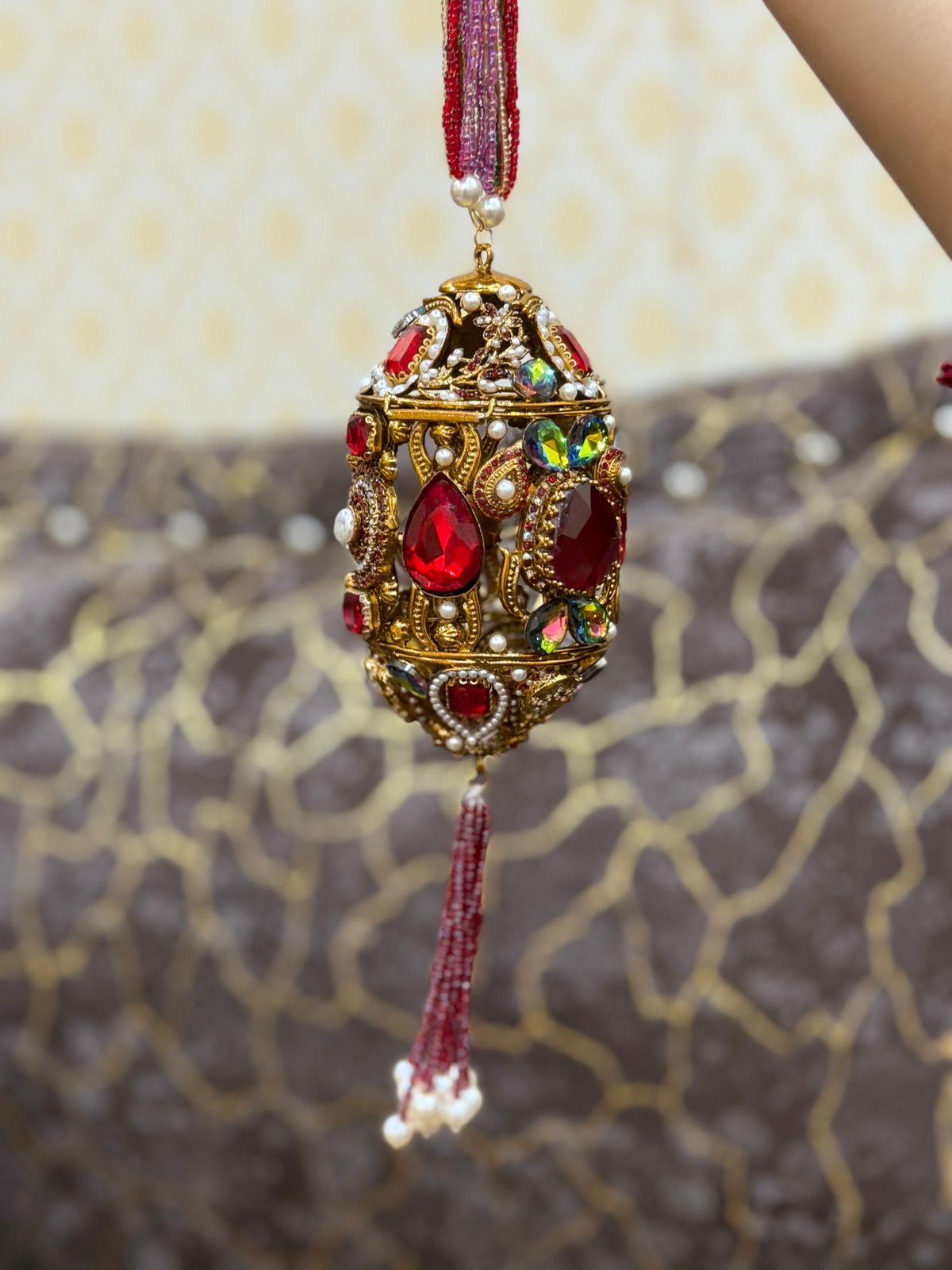 Stylish Turkish Kundan Dholki Clutch_New Arrival_Design 11