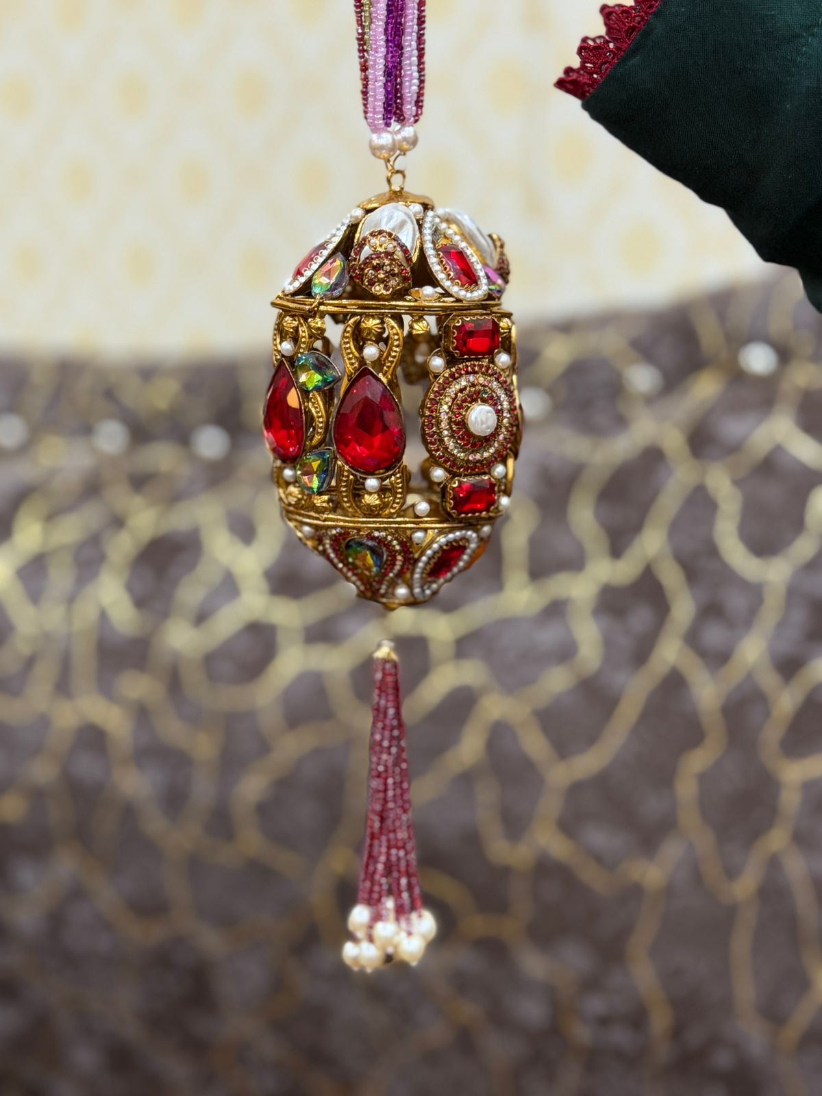 Stylish Turkish Kundan Dholki Clutch_New Arrival_Design 13