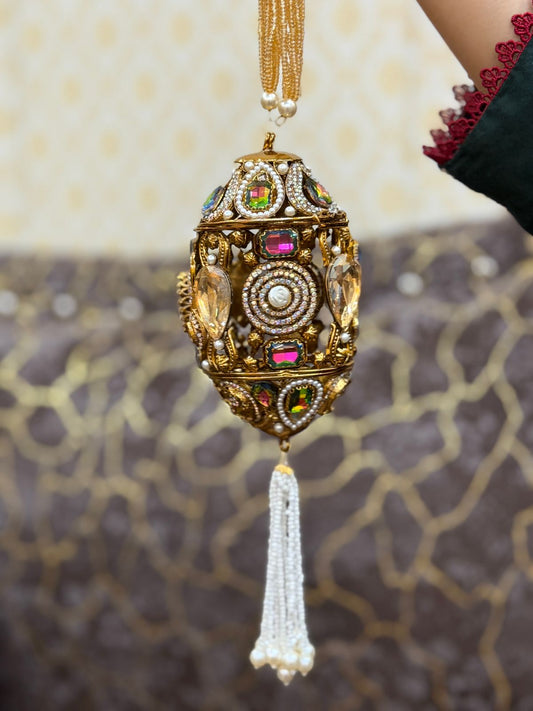 Stylish Turkish Kundan Dholki Clutch_New Arrival_Design 17