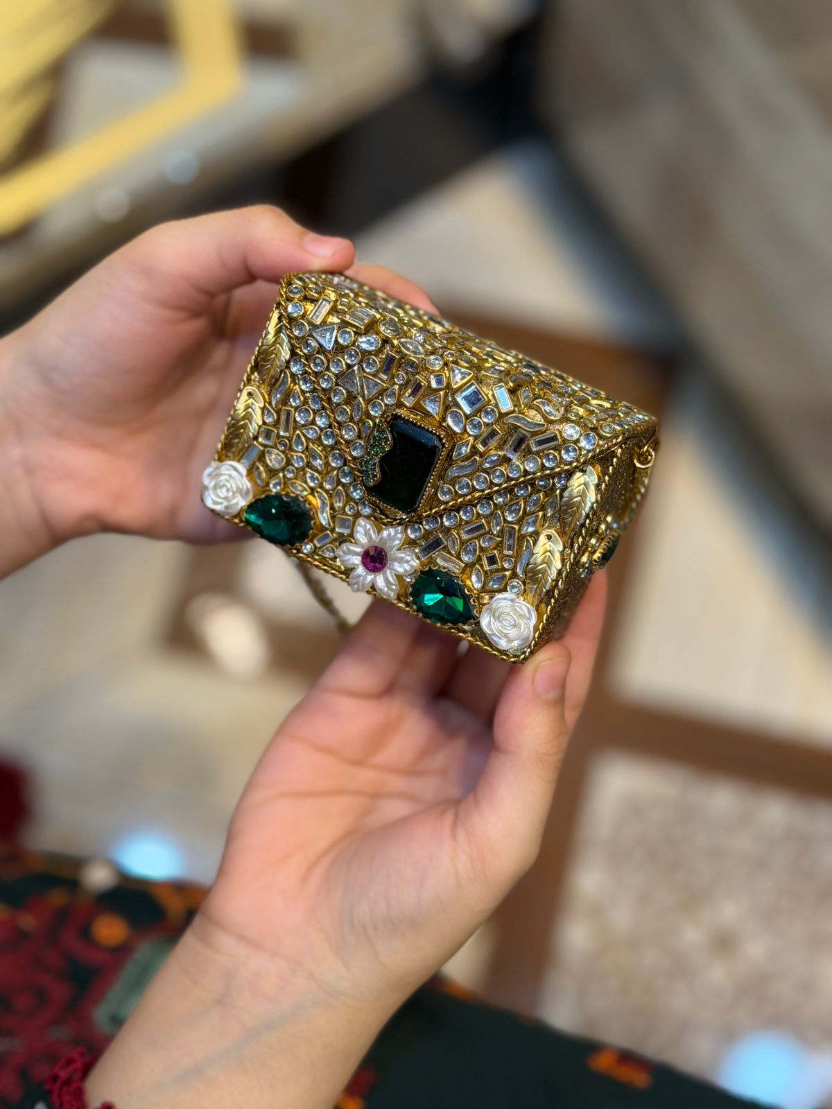 Stylish Turkish Kundan Clutch_New Arrival_Design 20