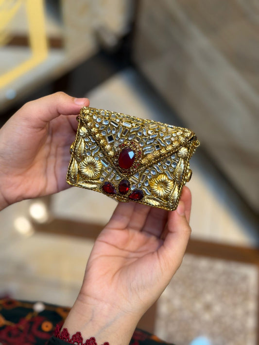 Stylish Turkish Kundan Clutch_New Arrival_Design 21
