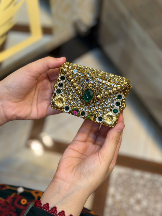 Stylish Turkish Kundan Clutch_New Arrival_Design 24