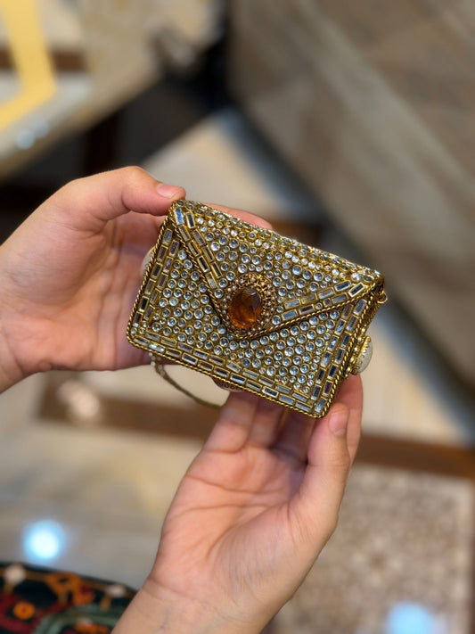 Stylish Turkish Kundan Clutch_New Arrival_Design 27