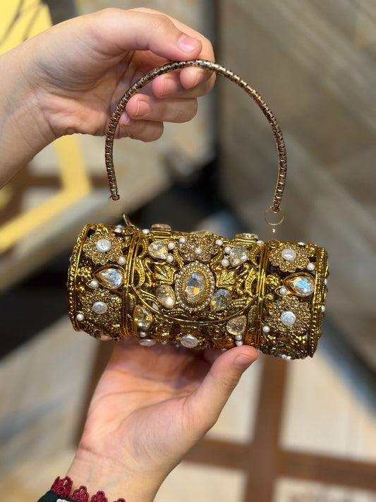 Stylish Turkish Kundan Large Dholki_New Arrival_Design 4