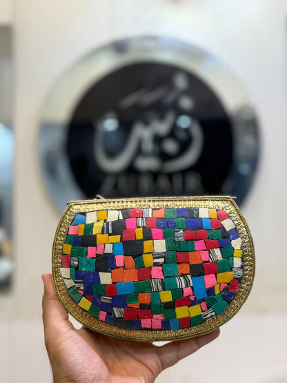 Afghani Indian Metal Clutch_Design 2