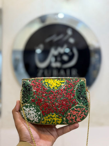 Afghani Indian Metal Clutch_Design 3