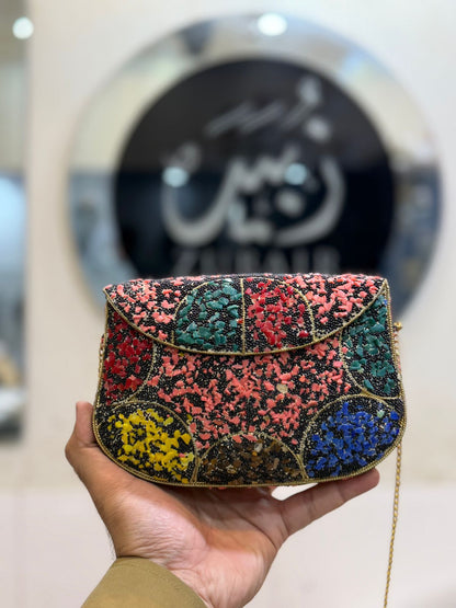 Afghani Indian Metal Clutch_Design 4