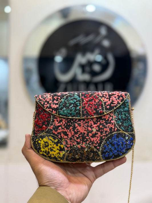 Afghani Indian Metal Clutch_Design 4