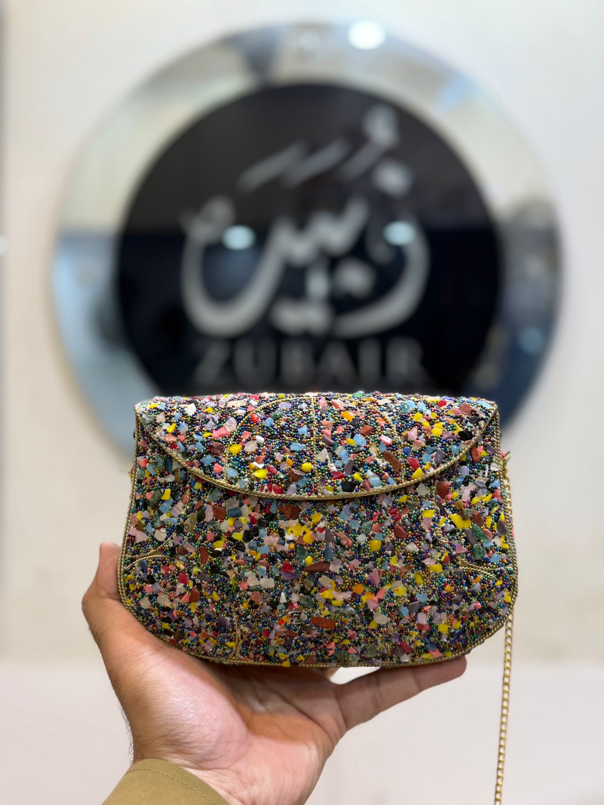 Afghani Indian Metal Clutch_Design 7