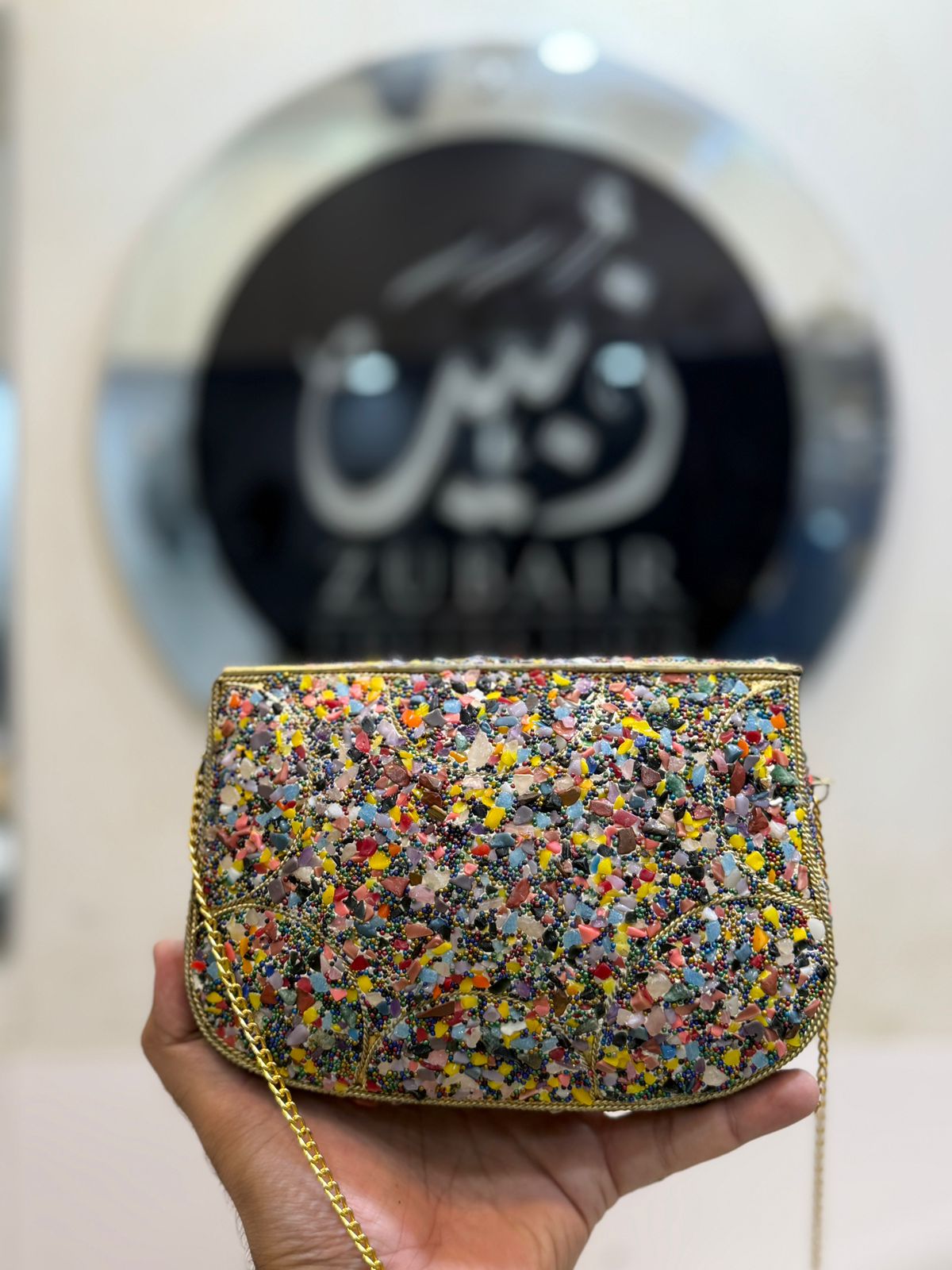 Afghani Indian Metal Clutch_Design 7