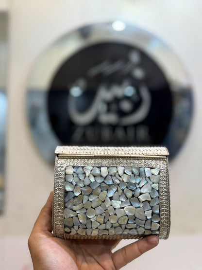 Afghani Indian Metal Clutch_Medium Size_Design 8