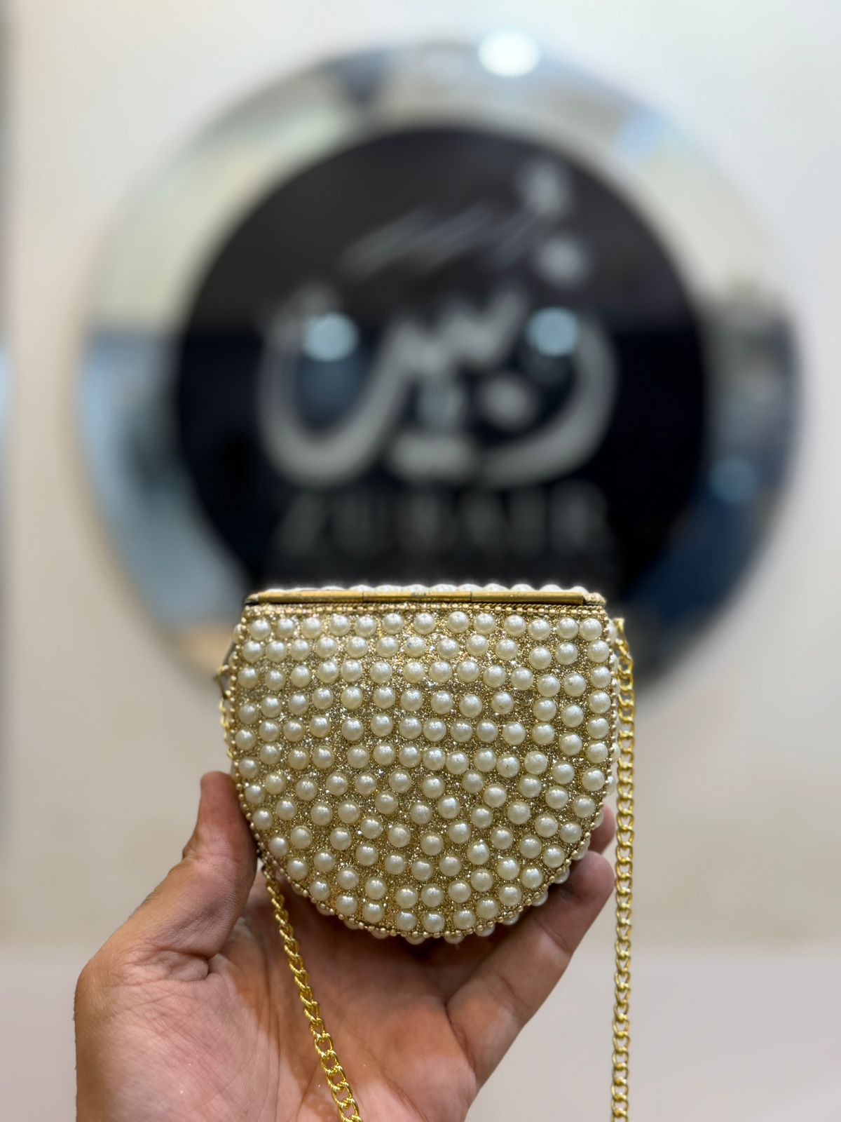 Stylish Pearl Clutch_Small Size_Design 4