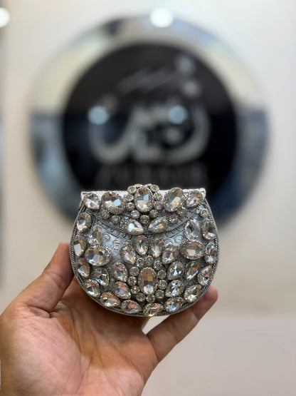Handmade Kundan Designer Small Clutch_New Arrival_Design 2