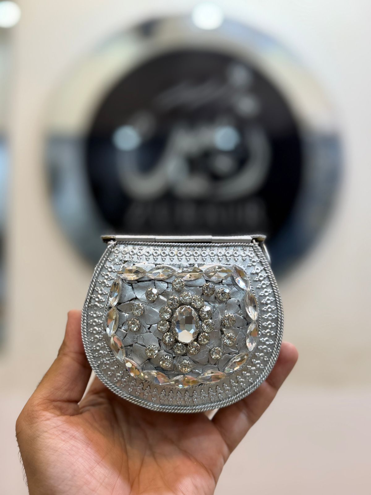 Handmade Kundan Designer Small Clutch_New Arrival_Design 2