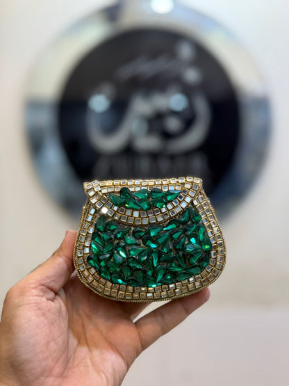 Handmade Kundan Designer Small Clutch_New Arrival_Design 7