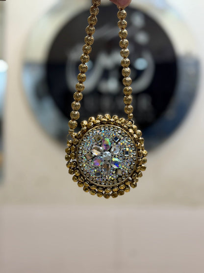 Stylish Turkish Kundan Heer Clutch_New Arrival_Design 3