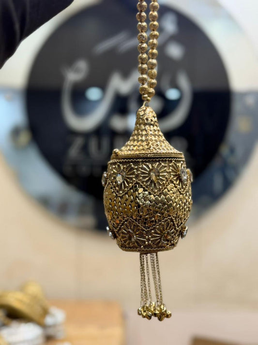 Stylish Heer Collection Golden Clutch_New Design 6