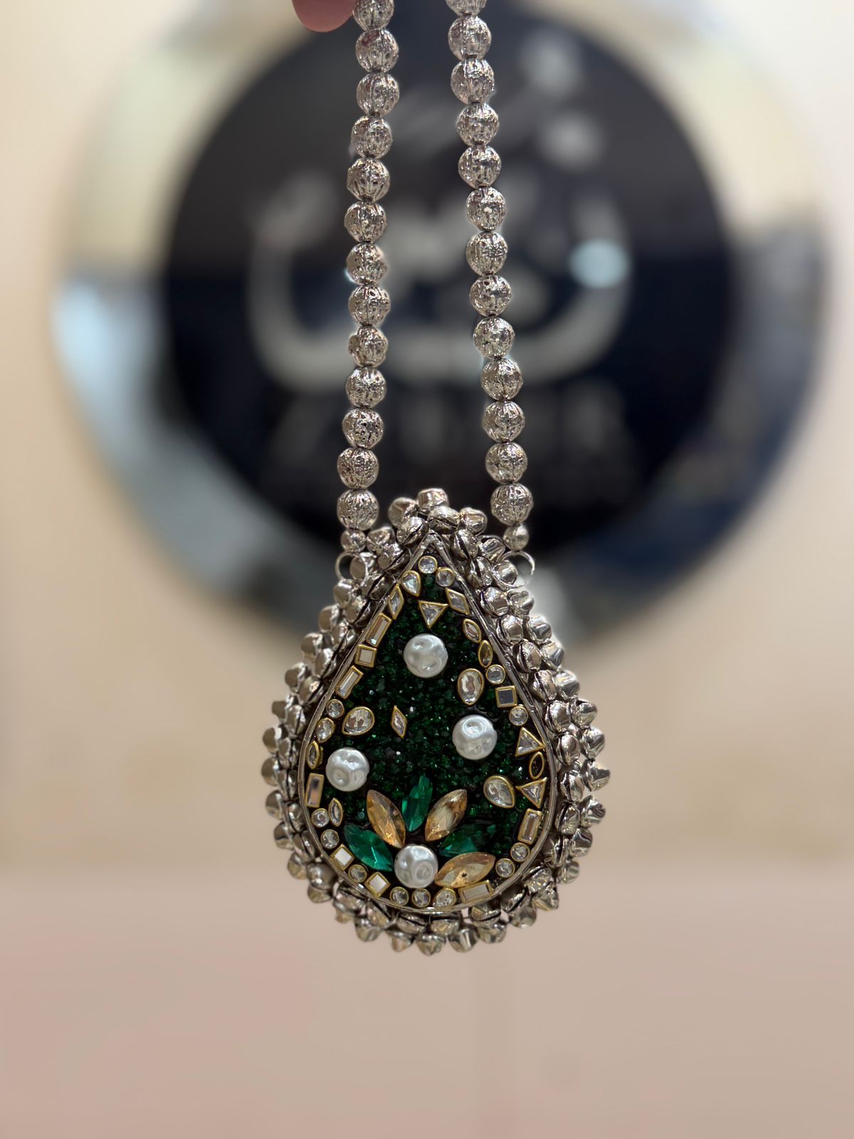 Stylish Turkish Kundan Heer Clutch_New Arrival_Design 4
